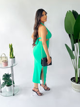 Load image into Gallery viewer, Plus Size Cabo Cut-out Midi Dress - Green
